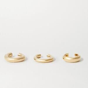 Jennifer Fisher Gold-Plated Ear Cuff Trio - One Size